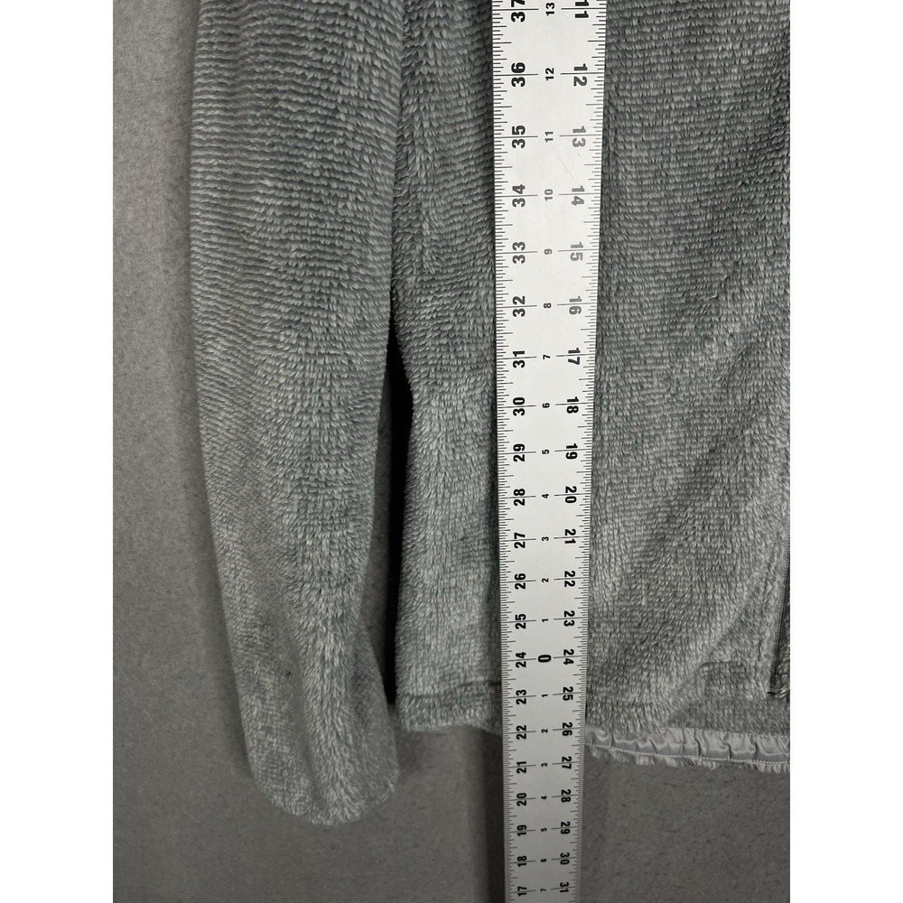 The North Face Osito Fleece Jacket Womens M Gray Full Zip Plush - Picture 8 of 9